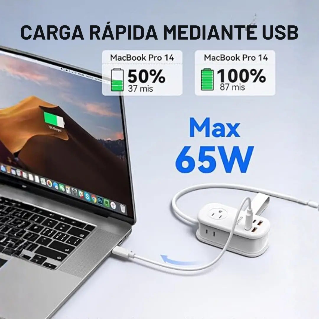 EXTENSIÓN MULTIPOWER - Conecta Tus Dispositivos De Manera Efectiva Y Rapida