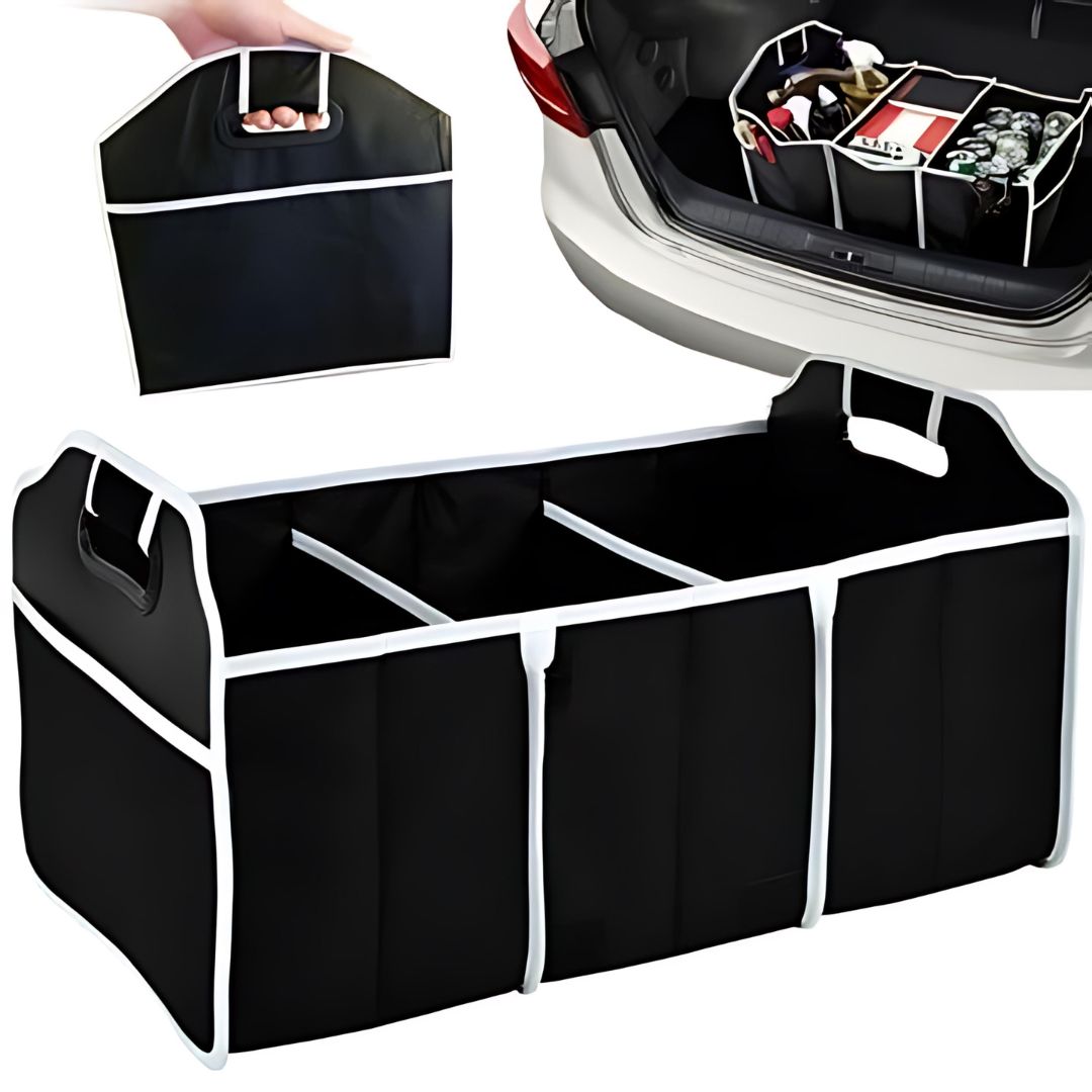 ORGANIZADOR CARGUERO PLUS - Plegable y con manijas para cargar🚗