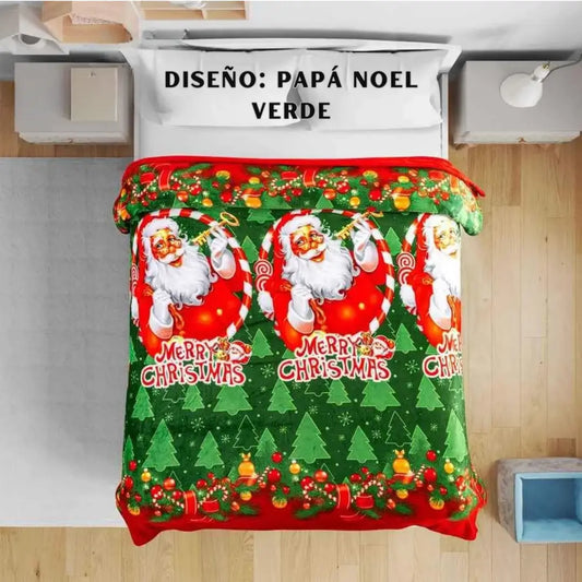SUEÑOS DE NAVIDAD - Cobija Semitérmica De Calidad
