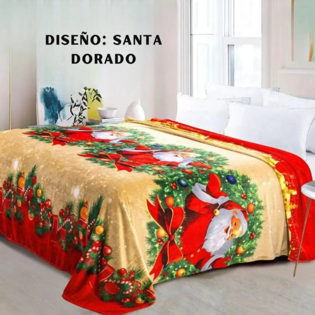 SUEÑOS DE NAVIDAD - Cobija Semitérmica De Calidad