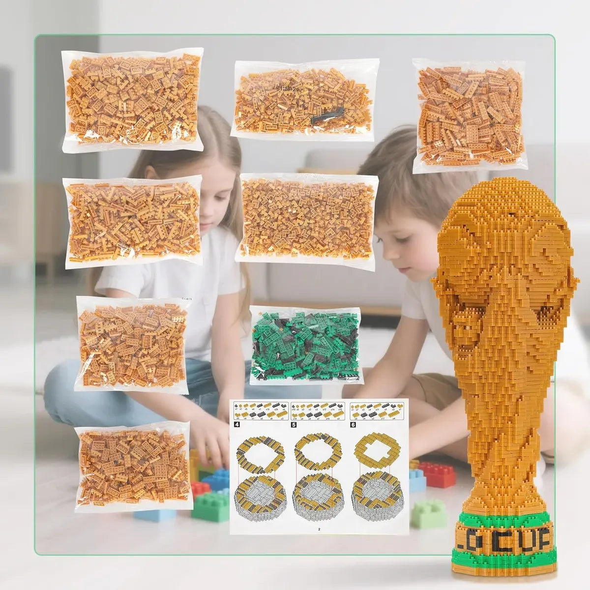 Super Copa Mundial | 600 Bloques Tipo Lego