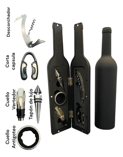 Kit Destapador de Vinos Premium