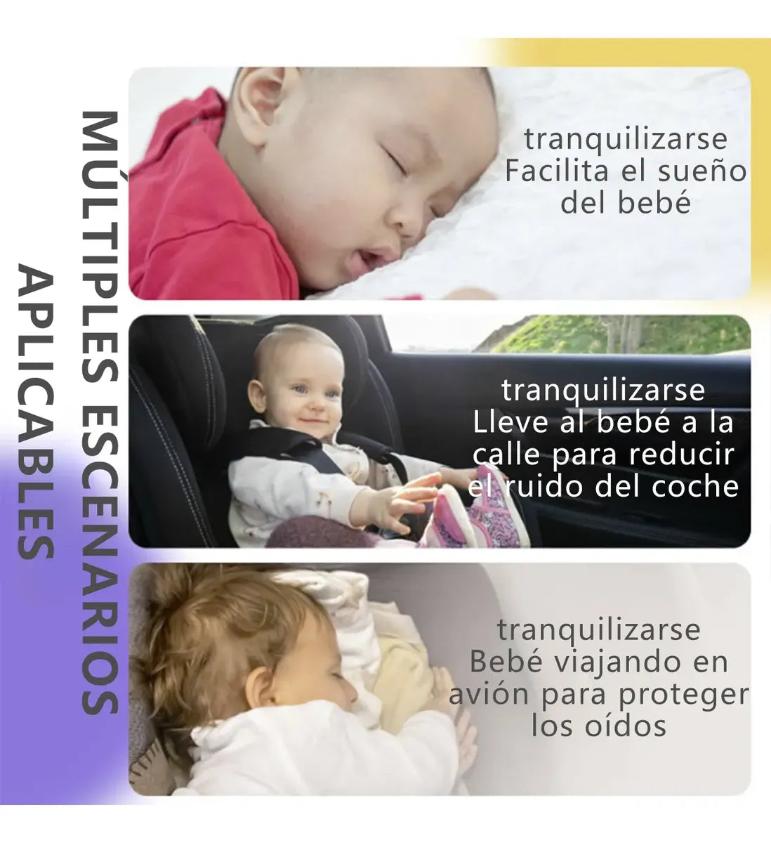 Protector Auditivo Bebe - cuida el futuro auditivo de tu bebé evita problemas futuros.