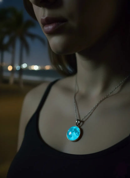 COLLAR LUNA RADIANTE - Sorprende a esa persona especial GRATIS Manilla Lunar