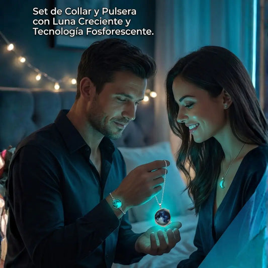COLLAR LUNA RADIANTE - Sorprende a esa persona especial GRATIS Manilla Lunar