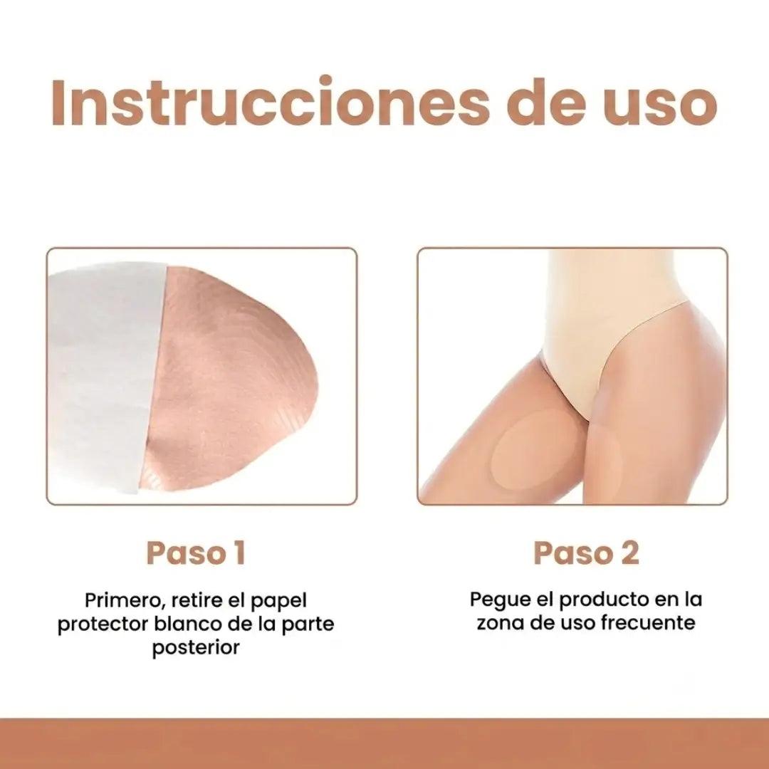 SIN ROZADURAS - Parches Anti Rozaduras Para Muslos X 12