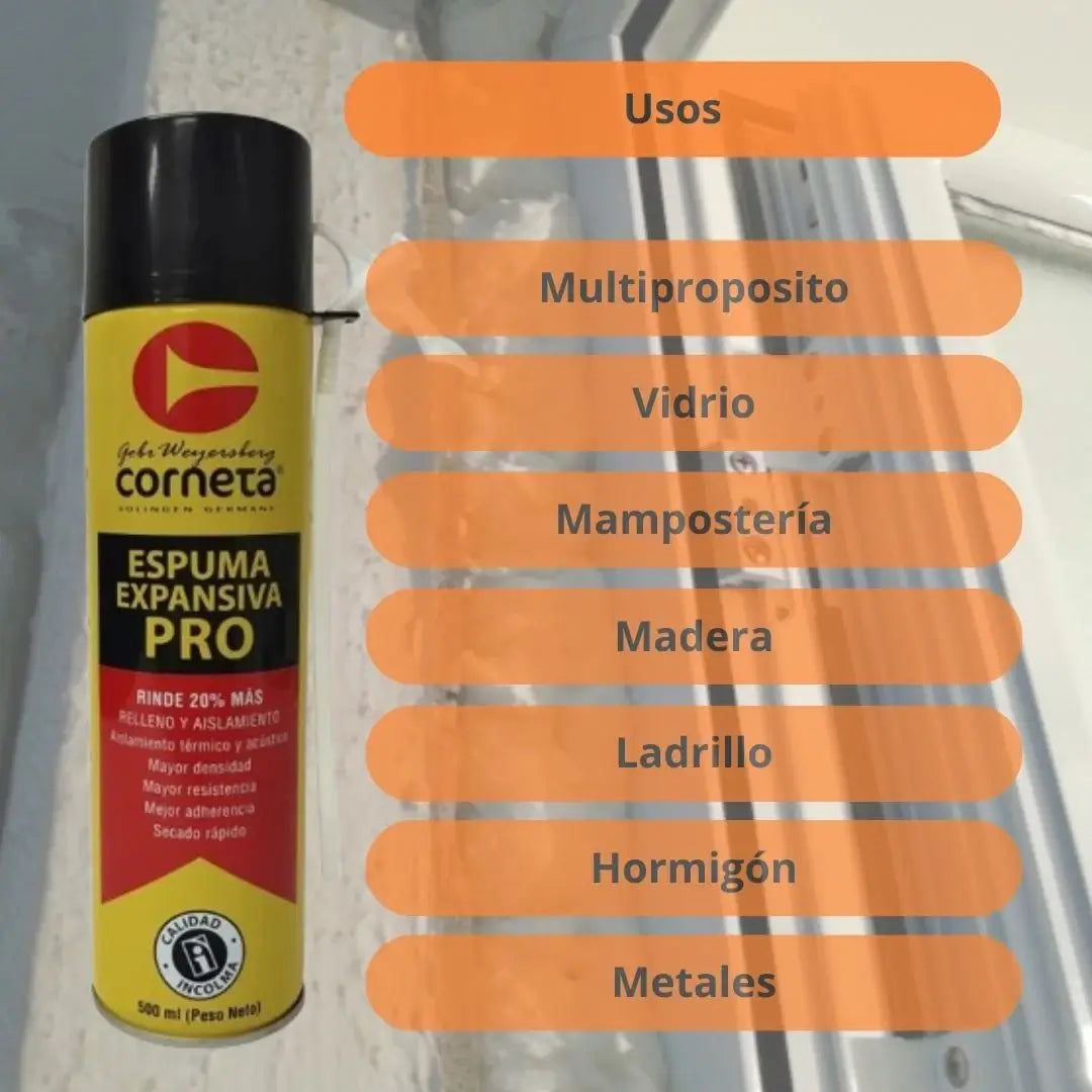 Espuma Expansiva Corneta 500 Ml