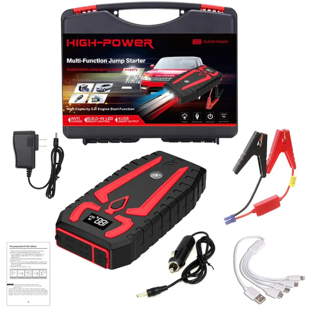 ULTRA VOLT - Iniciador de Bateria 3 en 1 | El compañero confiable para cualquier emergencia vehicular