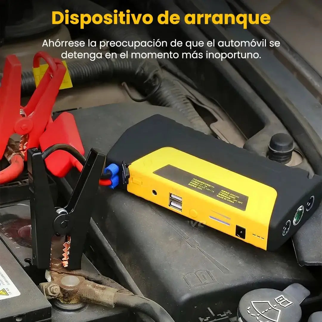 Arrancador de Bateria Portátil Con Maletín - Tu aliado en emergencias por carretera