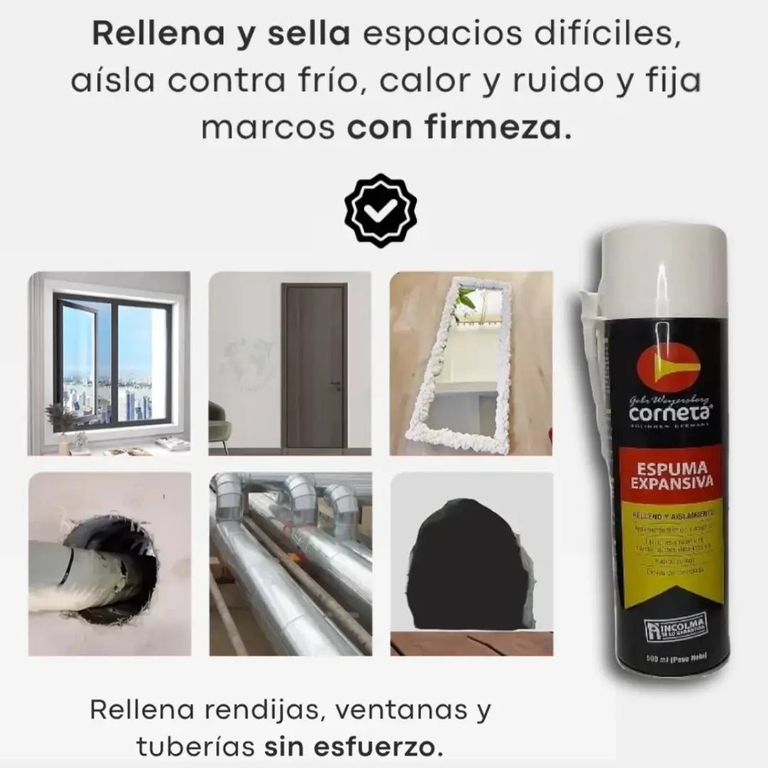 Espuma Expansiva Corneta 500 Ml