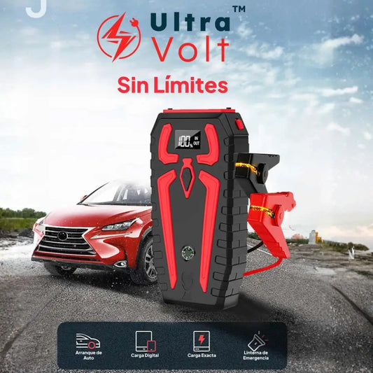 ULTRA VOLT - Iniciador de Bateria 3 en 1 | El compañero confiable para cualquier emergencia vehicular