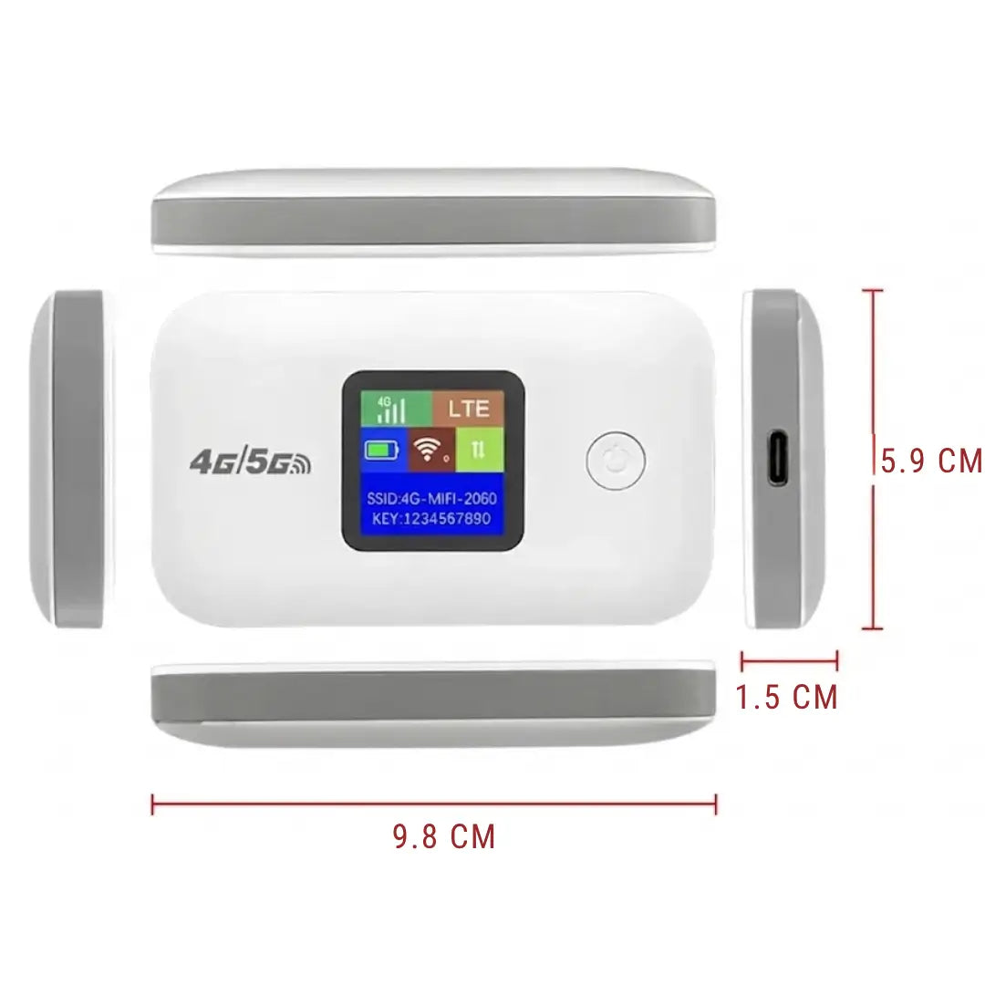 MIFI | Módem WiFi Portátil con ranura para SIM Card. Ten internet en todas partes