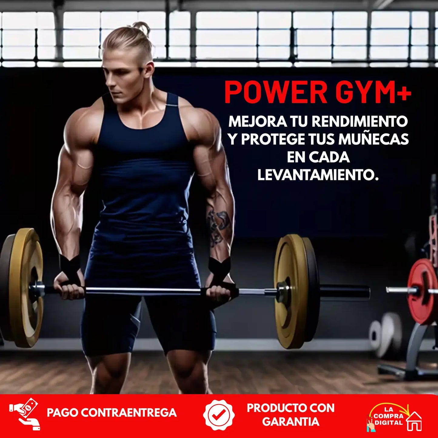 POWER GYM + - Logra Tus Resultados Sin Fatigas En Las Muñecas