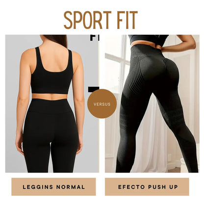 SPORT FIT - Leggins Levantador Con Efecto Push Up