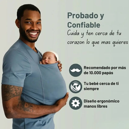Camiseta para Papá Bebé Canguro | Disfruta la mejor etapa de tu hijo