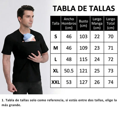Camiseta para Papá Bebé Canguro | Disfruta la mejor etapa de tu hijo