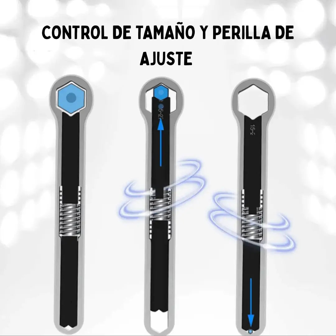 LLAVE UNIVERSAL - Resistente, Práctica, Multifuncional Y Universal