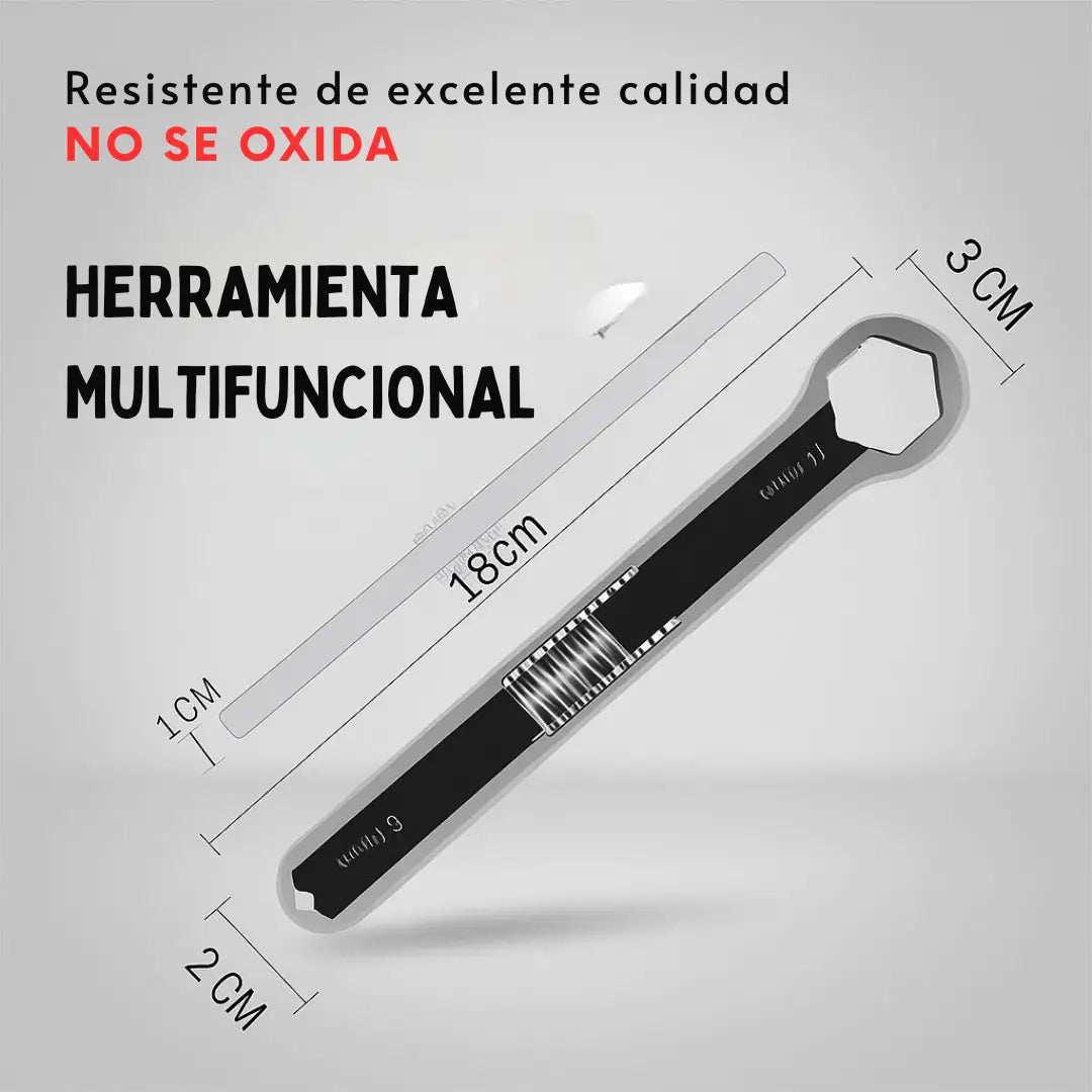 LLAVE UNIVERSAL - Resistente, Práctica, Multifuncional Y Universal