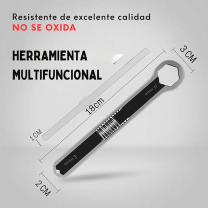 LLAVE UNIVERSAL - Resistente, Práctica, Multifuncional Y Universal
