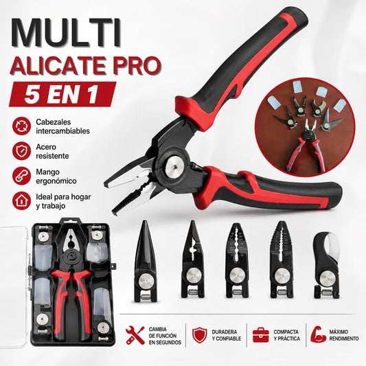 MULTI ALICATE PRO | X5 Cabezales Intercambiables