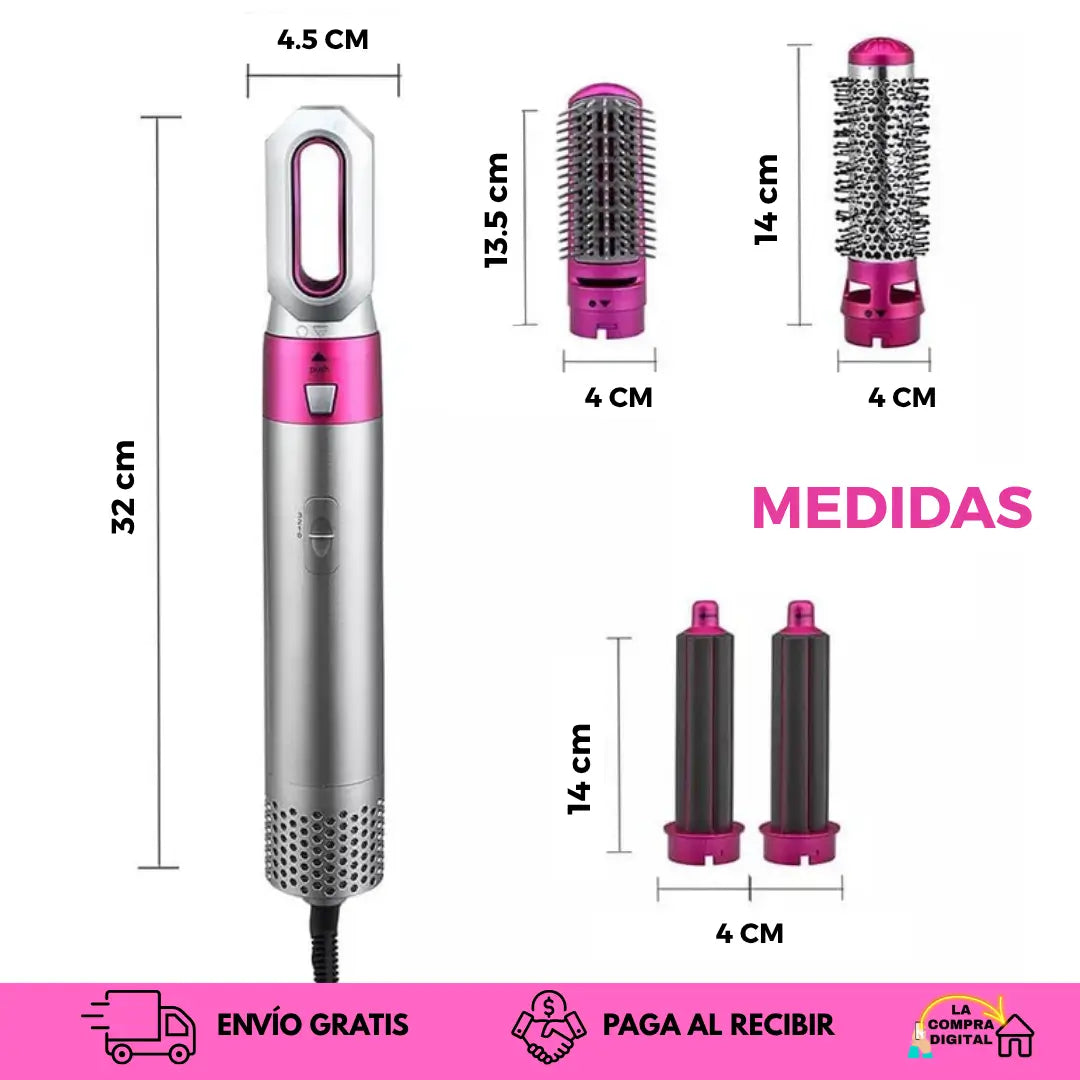 ONDAS PRO - Cepillo 5 Funciones en 1