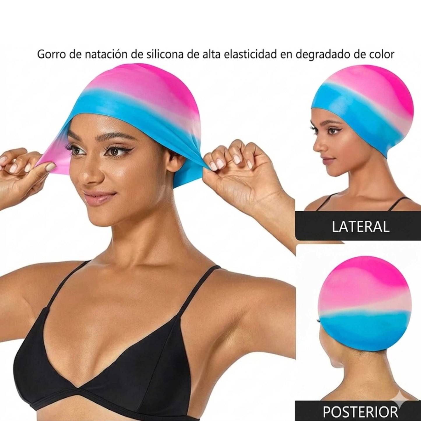 Gorros Silicona Profesional Set X3