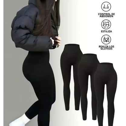 LEGGINS REALCE NATURAL - Ayuda A Disimular Rollitos Incómodos