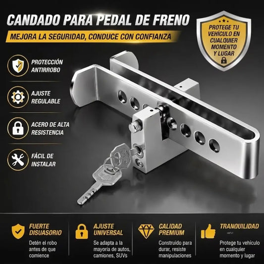 Guardian Car - Candado de pedal para Carro