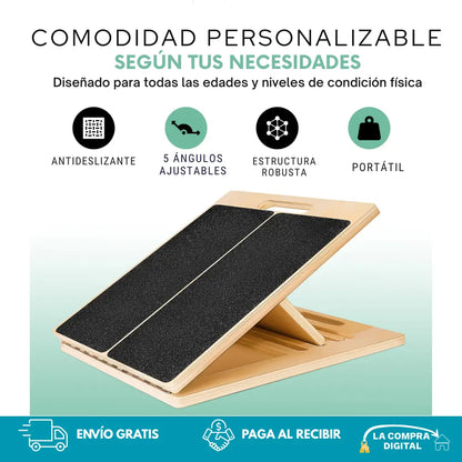 PLATAFORMA ANGULO FIT - Incluye Guía Y Rutina de Ejercicios