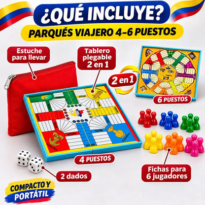 Parqués Magnético 2 en 1