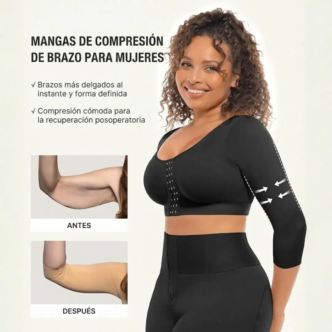 BRA SHAPER | Brasier con mangas eliminador de flacidez y corrector de postura