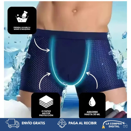 BOXER ABSORBENTE - Que La Incontinencia No Te Manche El Pantalón