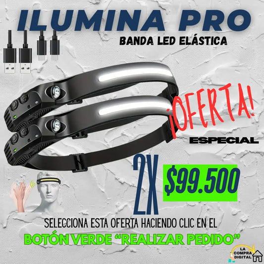 ILUMINA PRO - Trabaja Con Tus Manos Libres Y Luz Potente