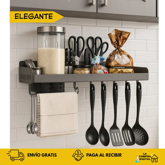 ORGANIZADOR DEL CHEF - Incluye Tornillos y Pegamento