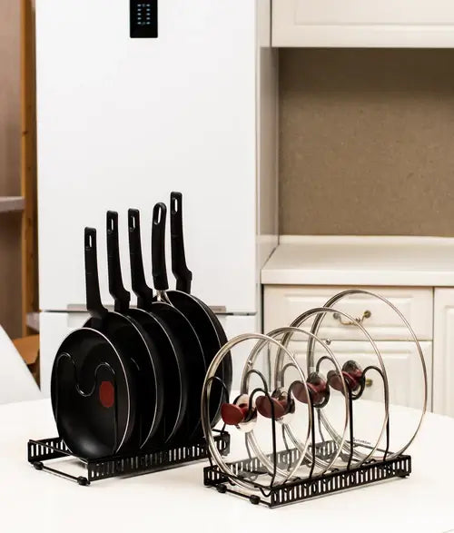 ORGANIZADOR DE SARTENES - Orden Horizontal o Vertical en Tu Cocina