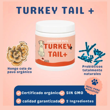 TURKEY TAIL+ - Devuelve Energía Y Vitalidad A Tu Mascota