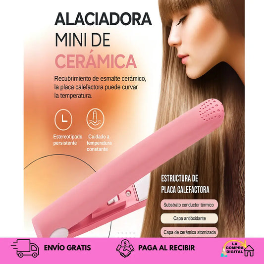 PLANCHA PORTATIL PRO - Manten tu look espectacular en todo momento 💇🏻