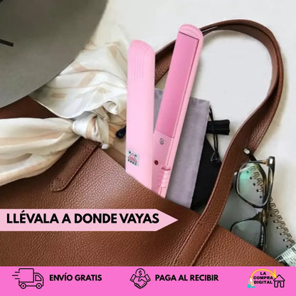 PLANCHA PORTATIL PRO - Manten tu look espectacular en todo momento 💇🏻