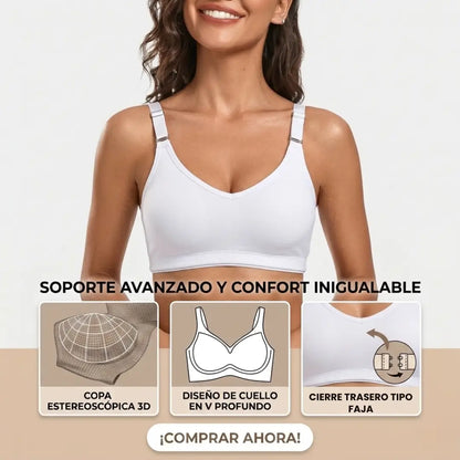 BRA SILUETA 360 - Realza tu busto y elimina los rollitos incomodos | Talla 32 a 40