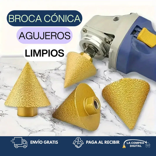 BROCA CONICA - Agujeros Limpios Y Profesionales
